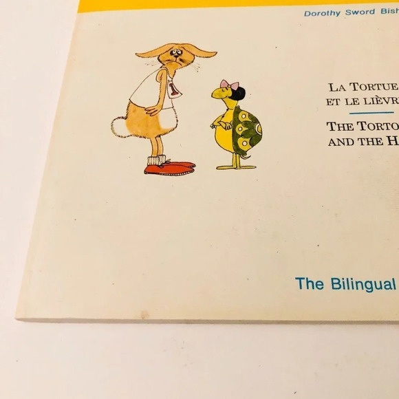 Fables Biligues The Tortoise And  The Hare Billingual Series Book English French - Picture 2 of 16